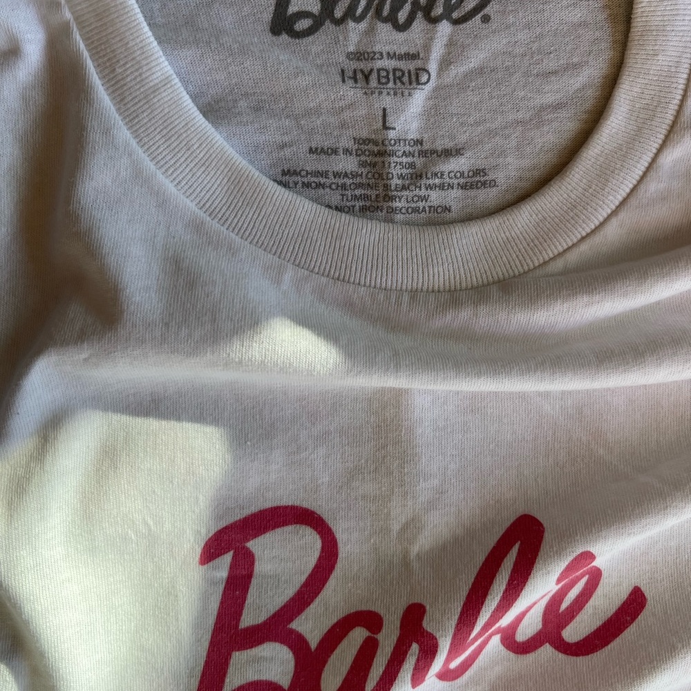 Barbie - crop top shirt! Super cute. - Picture 4 of 5